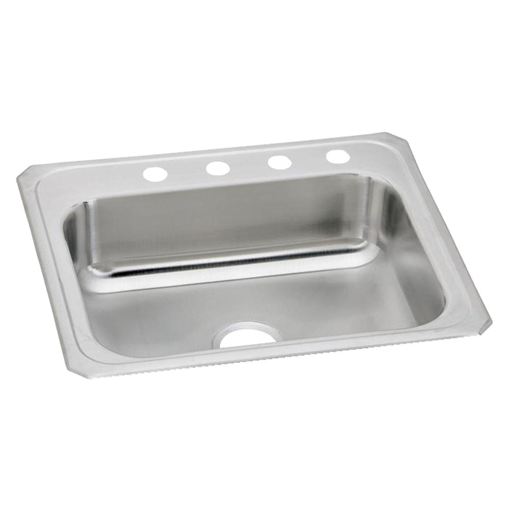 Elkay Celebrity Stainless Steel 25 x 22 x 7 Single Bowl Drop-in