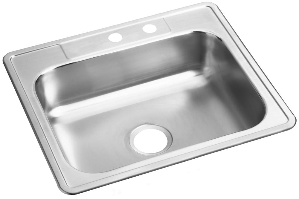 Dayton Stainless Steel 25 x 22 x 6.5 Single Bowl Drop-in Sink | Elkay