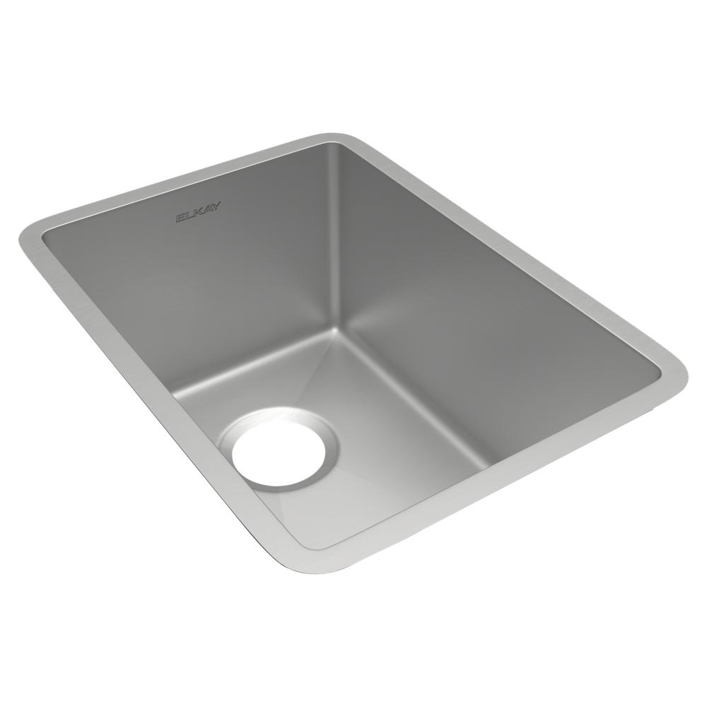 Elkay SS 13.5 x 18.5 x 9 Single Undermount Bar Sink | Elkay