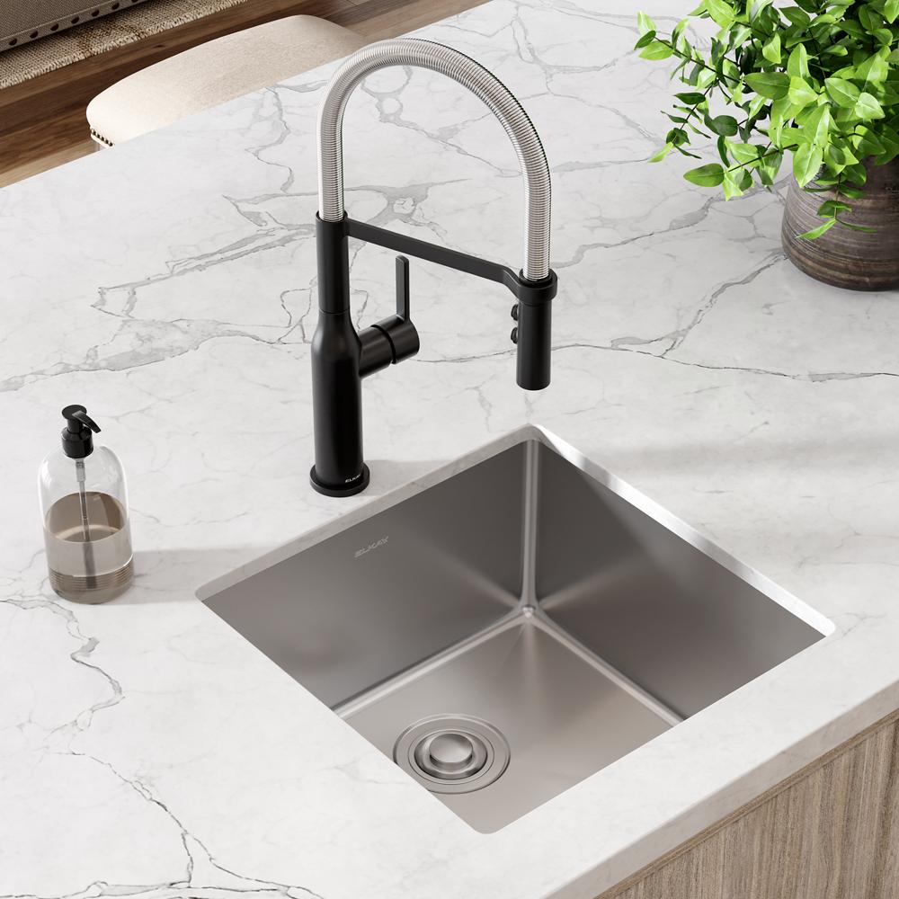 Elkay SS 18.5 x 18.5 x 9 Single Undermount Sink | Elkay