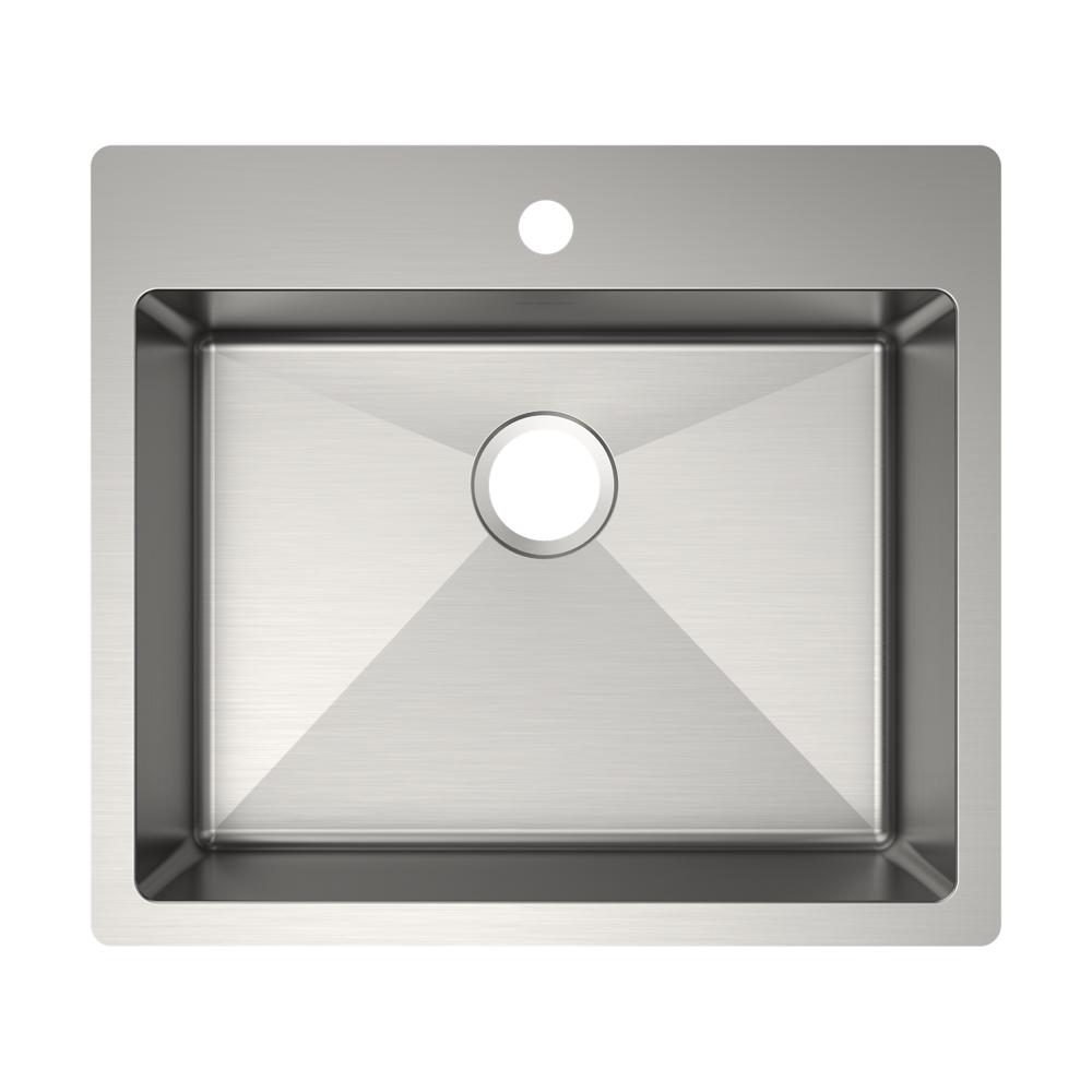 Elkay SS 25 x 22 x 6 Single Dual Mount ADA Sink | Elkay