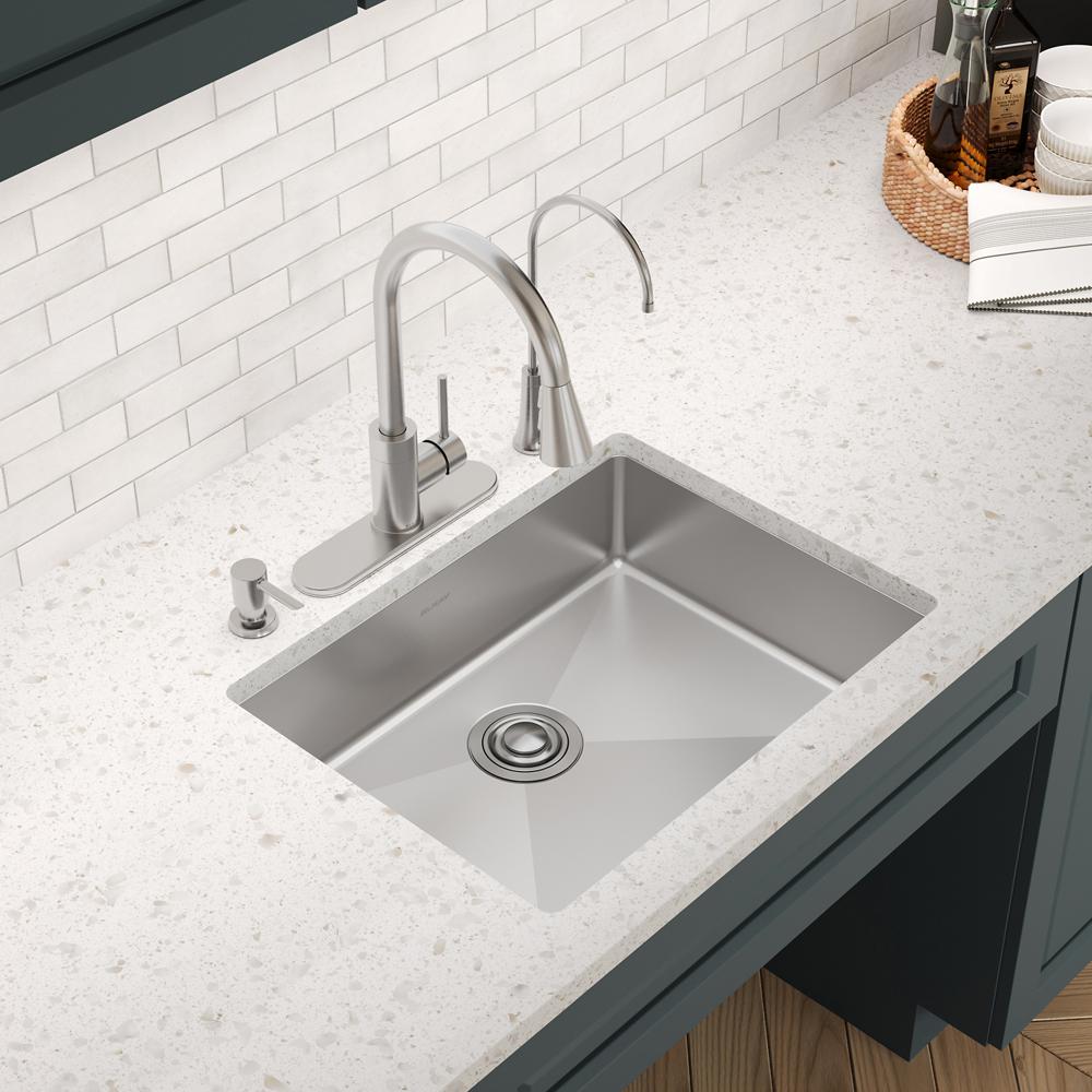 Elkay SS 25 x 22 x 6 Single Dual Mount ADA Sink | Elkay