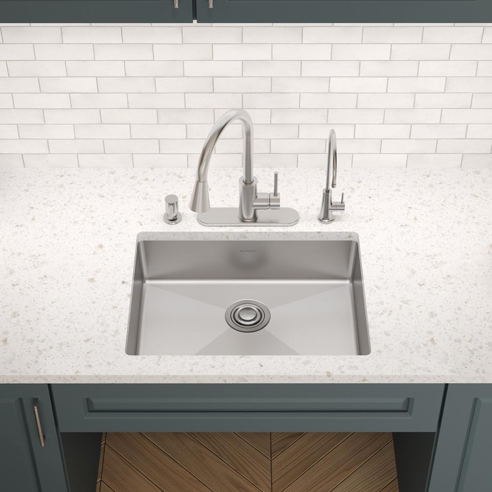 Elkay SS 25 x 22 x 6 Single Dual Mount ADA Sink | Elkay