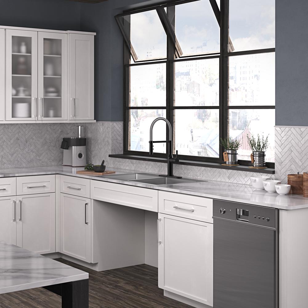 Elkay SS 33 x 22 x 6 Equal Double Dual Mount ADA Sink Kit | Elkay