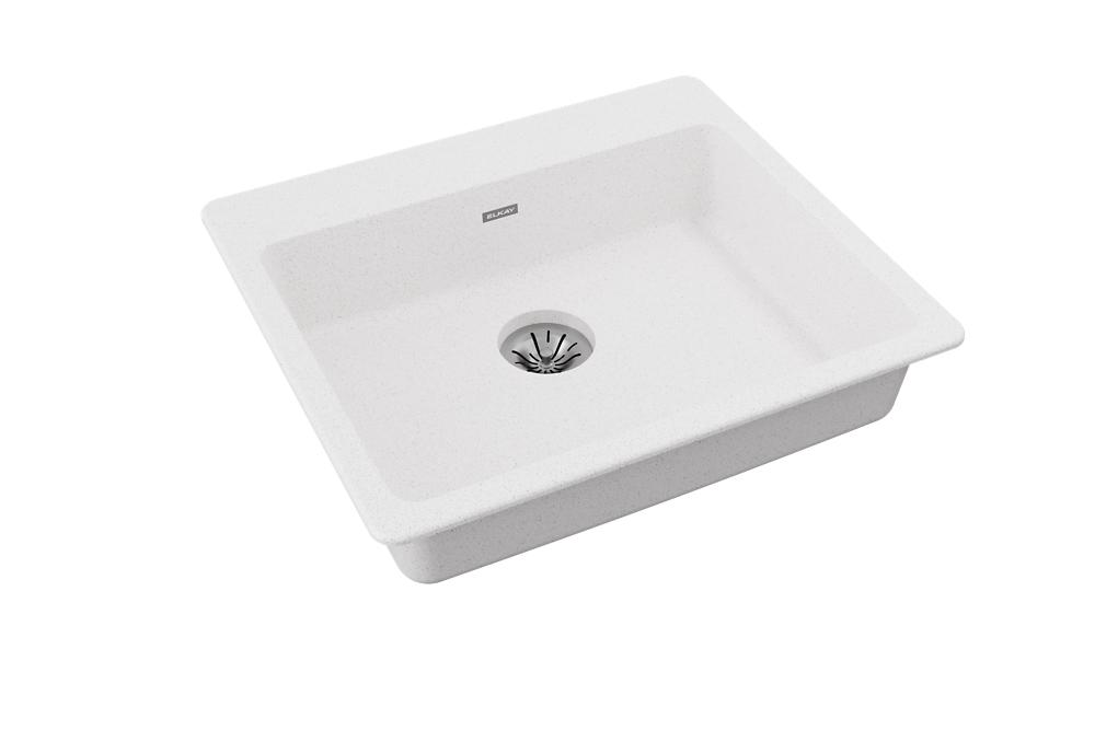 Elkay Quartz Classic 25 x 22 x 5.5 Single Bowl ADA Drop-in Sink