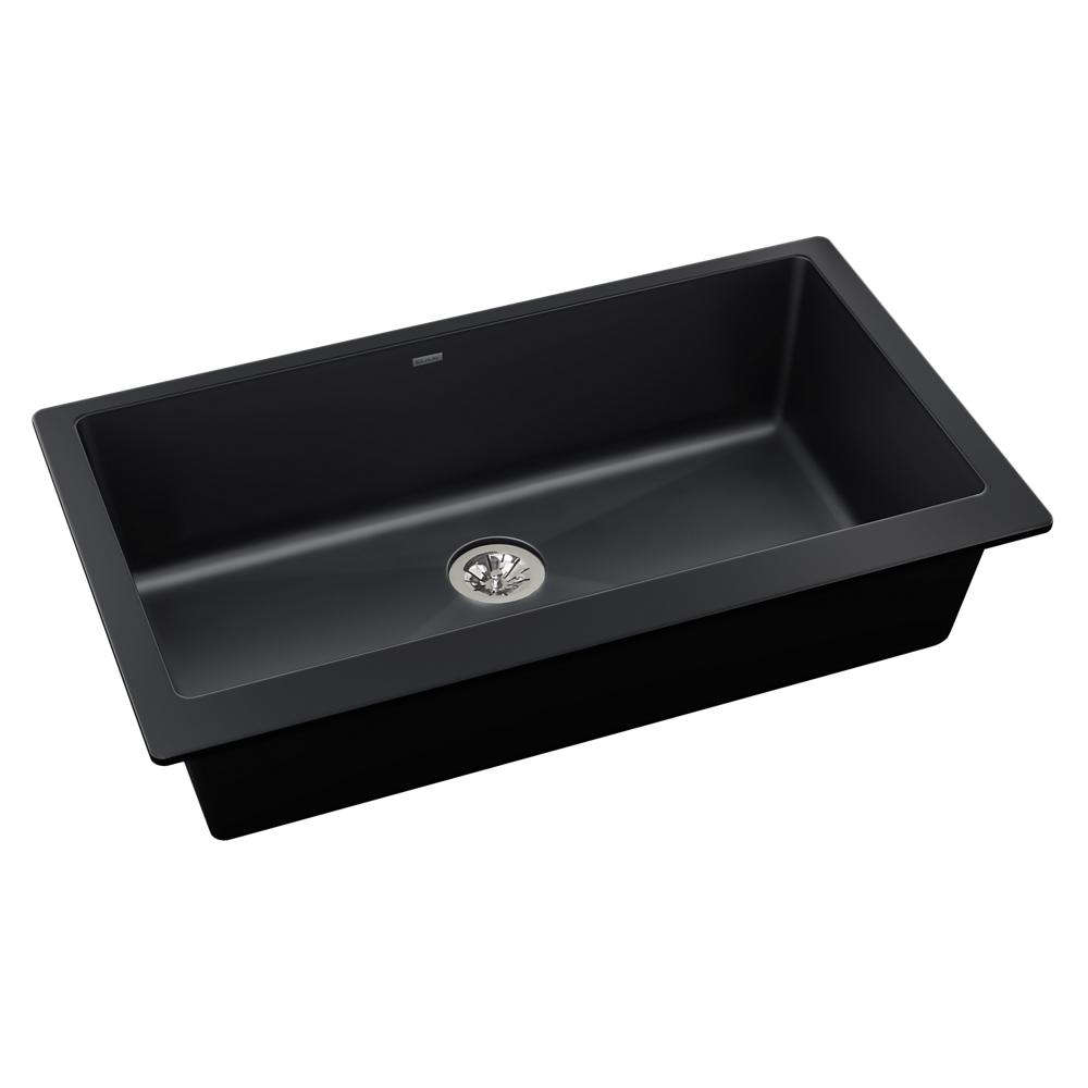 Elkay Quartz Luxe 36 x 20 x 9 Single Under MT Sink w Perfect Drain