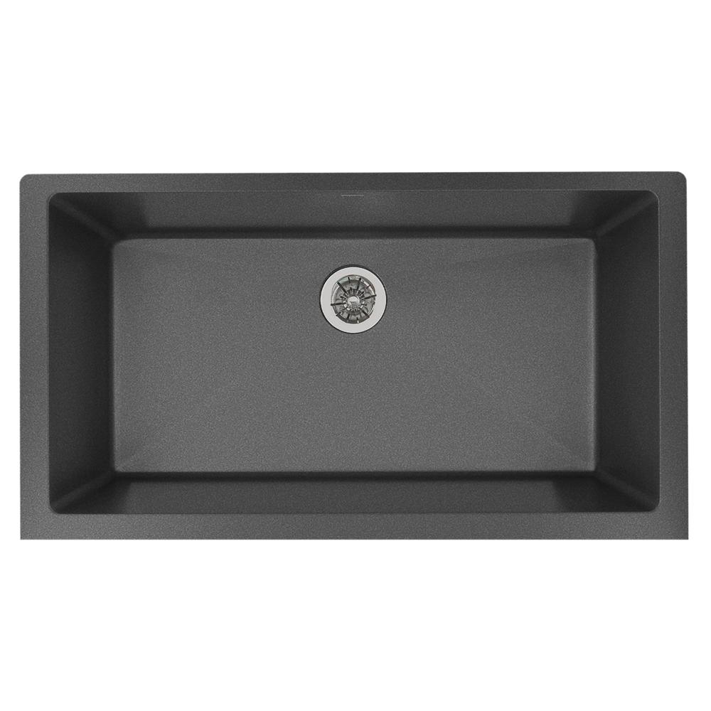 Elkay Quartz Luxe 36 x 20 x 9 Single Under MT Sink w Perfect Drain