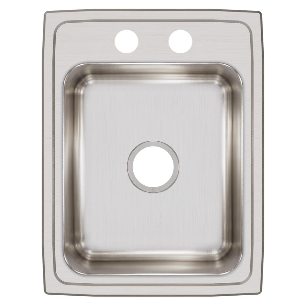 Elkay Lustertone Stainless Steel 17 x 22 x 7.6 Single Bowl Drop-in