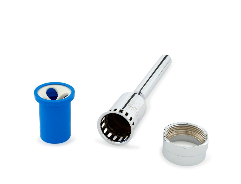 ¾” x 8 ½” Vacuum Breaker/Backflow Preventer with Flush Tube and Nut in Polished Chrome Finish
