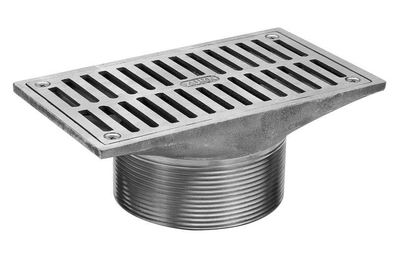 Rectangular Strainer with Slotted Opening | Zurn