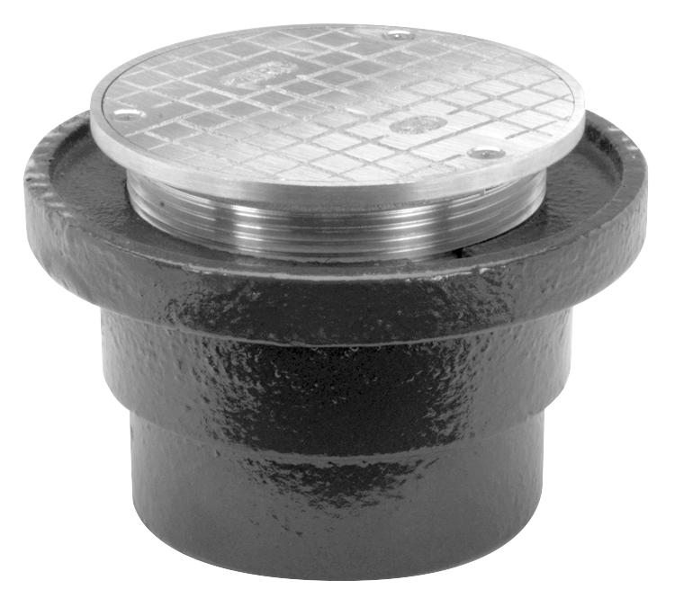 Adjustable Round Medium-Duty Nickel Bronze Cleanout | Zurn