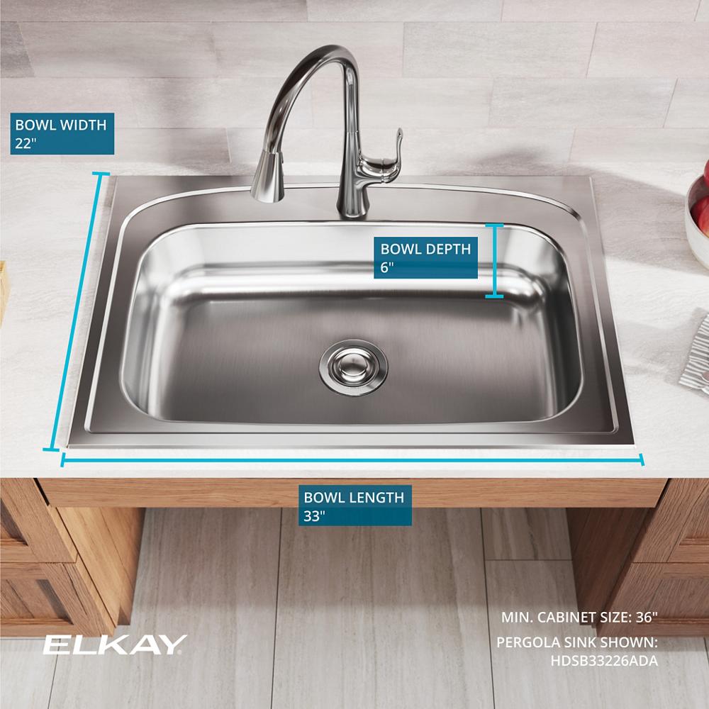 Elkay Pergola Stainless Steel 33
